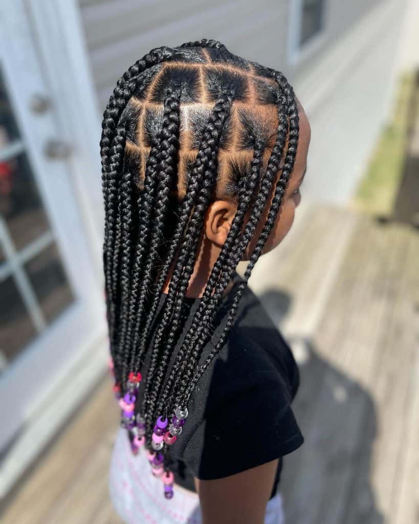Coi Leray Braids With Beads 
